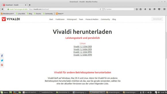 Der flexible Browser Vivaldi