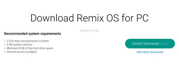 Remix OS für PC 3 herunterladen