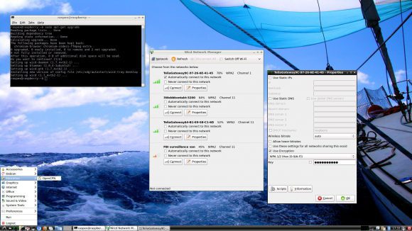 RaspEx Build 160703 mit LXDE (Quelle: raspex.exton.se)