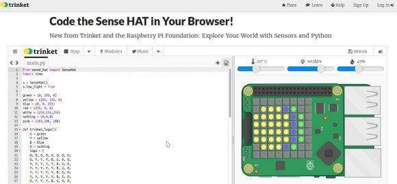 Virtueller Sense HAT für den Raspberry Pi