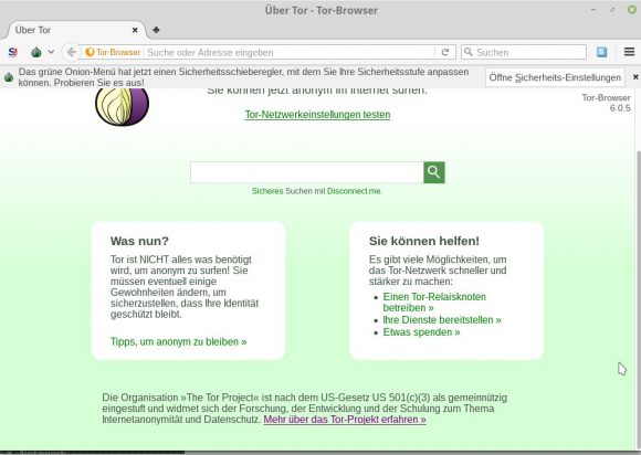 Tor Browser 6.0.5 auf Deutsch