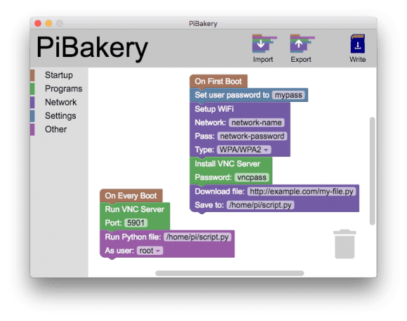 Mit PiBakery das Raspbian-Abbild an eigene Bedürfnisse anpassen (Quelle: pibakery.org)