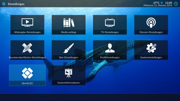 LibreELEC Einstellungen