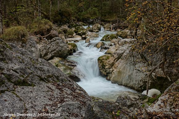 Hier wurde ein ND-Filter vor die kleine Sony gehalten