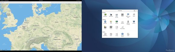 Fedora 25 Workstation: zwei Bildschirme