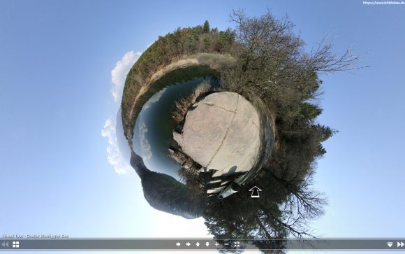 VLC 360 unterstützt die Little-Planet-Ansicht ebenfalls