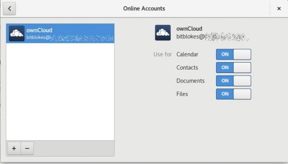 Fedora 25 Workstation: ownCLoud-Integration