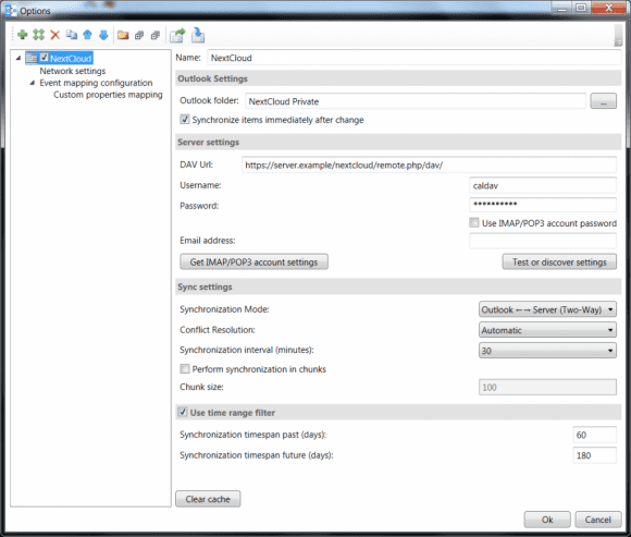 Outlook CalDAV Synchronizer (Quelle: nextcloud.com)