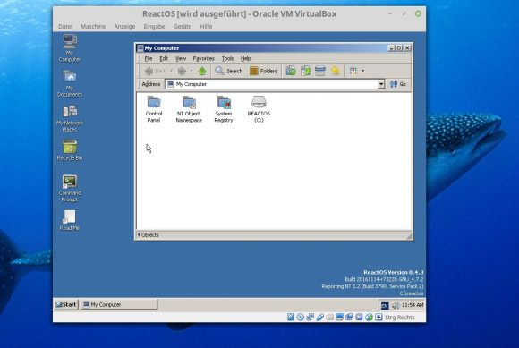 ReactOS 0.4.3 in VirtualBox