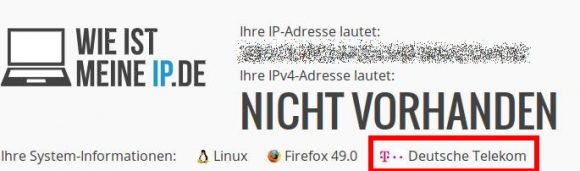 Trotz VPN kann mich wieistmeineip.de eindeutig der Deutschen Telekom zuordnen