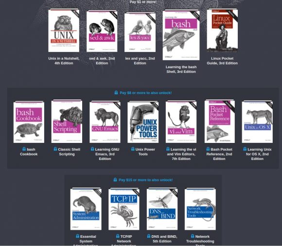 Humble Book Bundle Unix