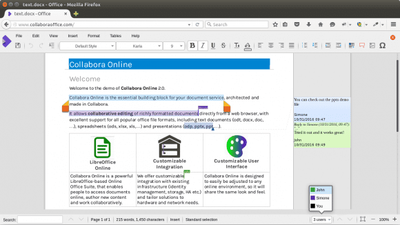 Collabora Online 2.0: Writer (collaboraoffice.com)