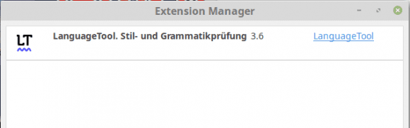 LanguageTool 3.6 für LibreOffice