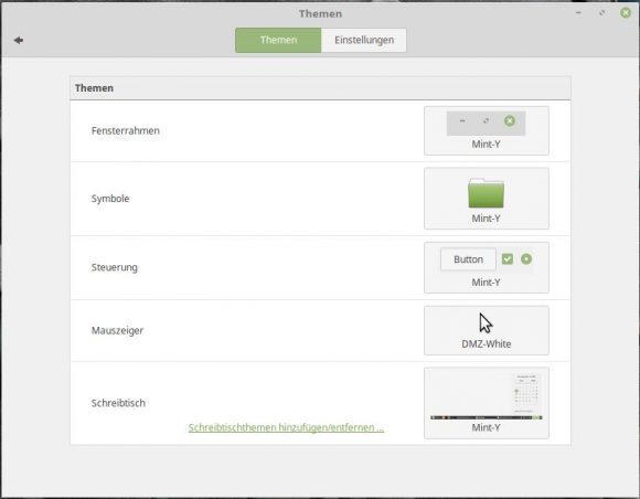 Linux Mint 18.1: Mint-Y