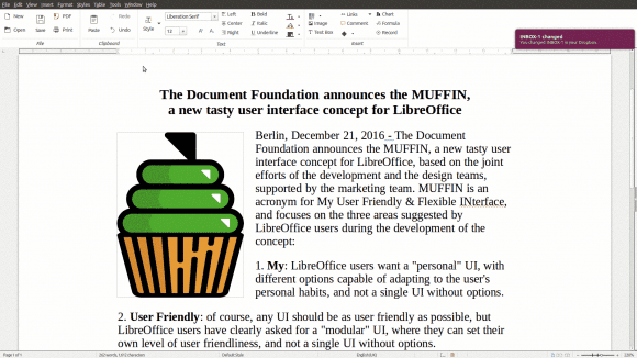 Notebookbar in LibreOffice 5.3 (Quelle: documentfoundation.org)