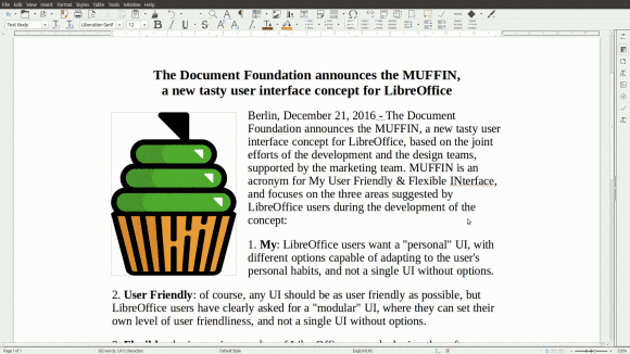 MUFFIN - Standard (Quelle: documentfoundation.org)