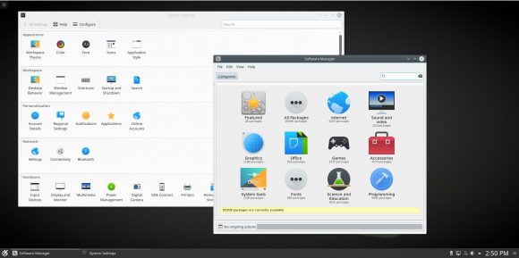 Linux Mint 18.1 KDE Einstellungen und Paket-Manager