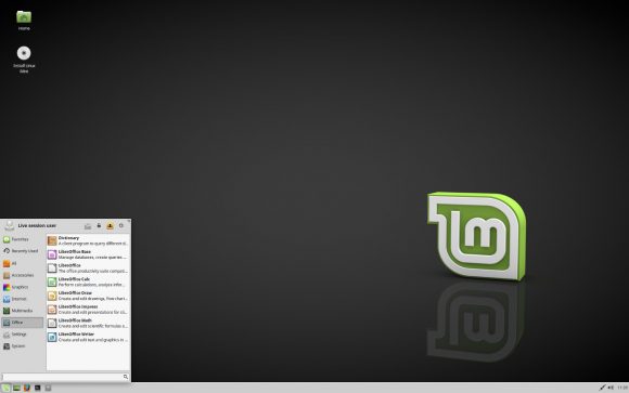 Linux Mint 18.1 Xfce mit Whisker-Menü 1.6.2 (Quelle: linuxmint.com)