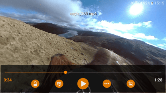 360°-Video mit VLC (Quelle: geoffreymetais.github.io)