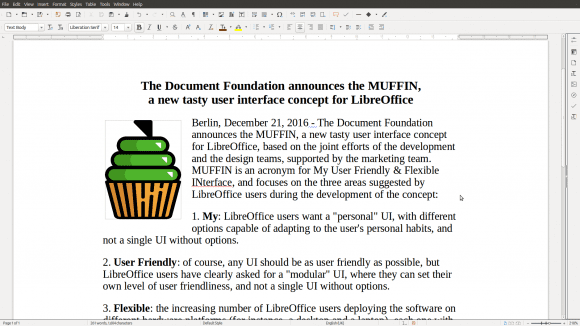 LibreOffice Writer - Standard (Quelle: libreoffice.org)