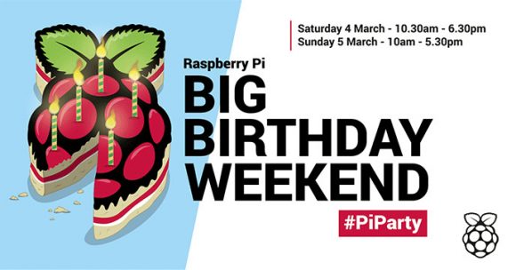 #PiParty am 4. und 5. März (Quelle: raspberrypi.org)