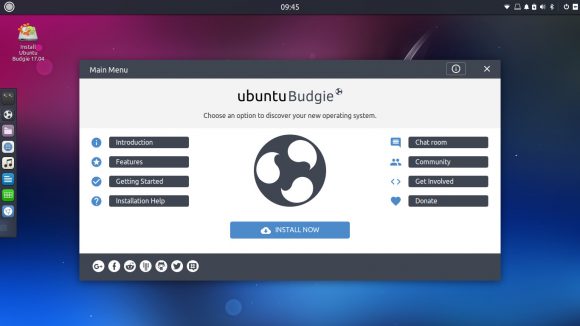 Ubuntu Budgie 17.04 Zesty Zapus Beta