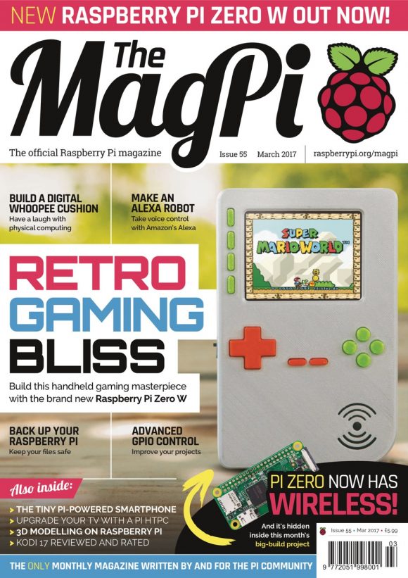 MagPi 55 (Quelle: raspberrypi.org)