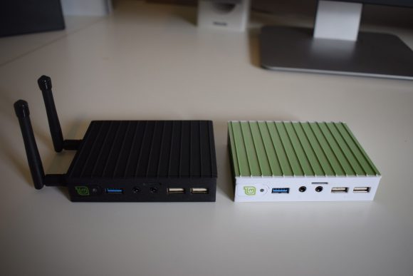 MintBox Mini Pro im Verlgiehc mit der MintBox Mini (Quelle: linuxmint.com)