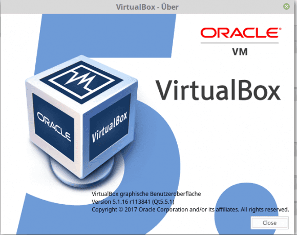 VirtualBox 5.1.16