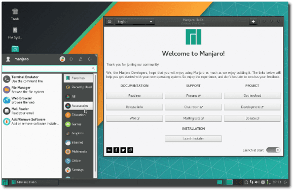 Manjaro Linux 17.0 Xfce (Quelle: manjaro.org)