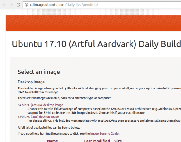 Ubuntu 17.10 Daily Build