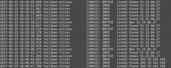 fail2ban kann auf einem VPS nie schaden