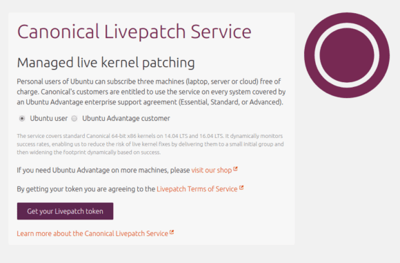 Canonical Livepatch