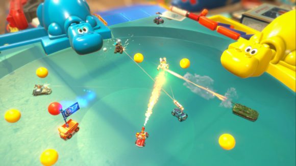 Micro Machines World Serie und die Hungry hungry Hippos (Quelle: steampowered.com)