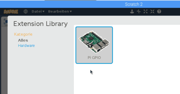 Pi GPIO hinzufügen