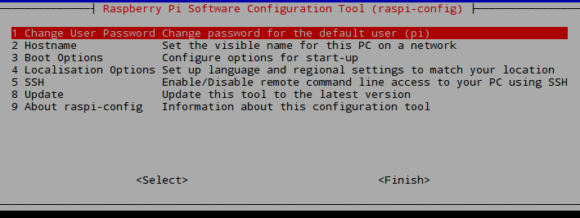 raspi-config