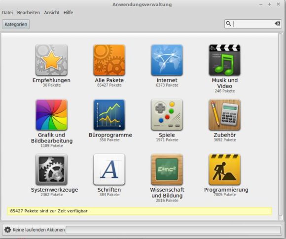 Die Anwendungsverwaltung oder der Software Manager wird in Linux Mint 18.3 modernisiert