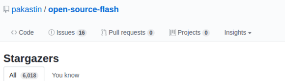 Petition für den Erhalt von Flash