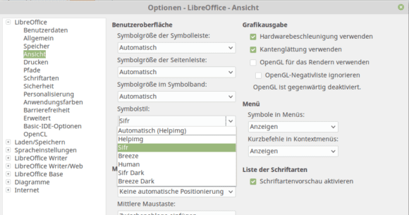 Symbolstil Sifr ist wieder verfügbar