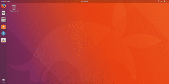 Ubuntu 17.10 Artful Aardvark Desktop