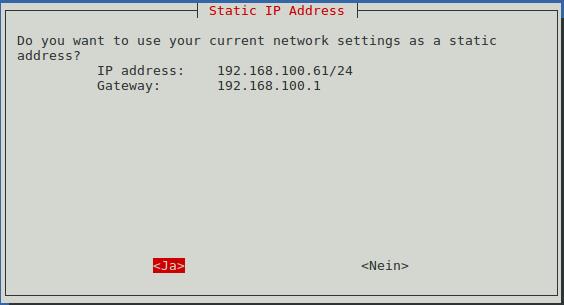 Feste IP-Adresse
