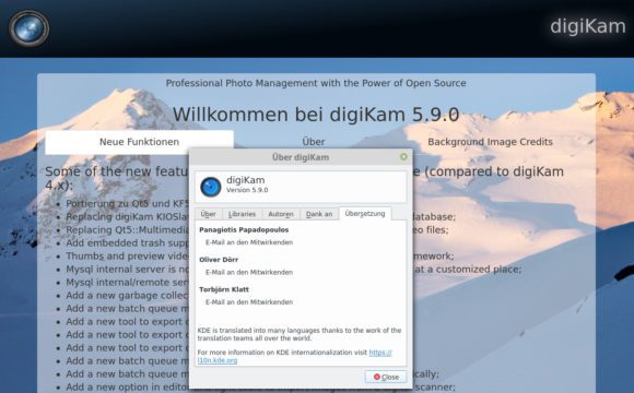 digiKam 5.9 unter Linux Mint 18.3