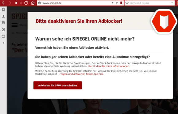 Spiegel Online ist beleidigt