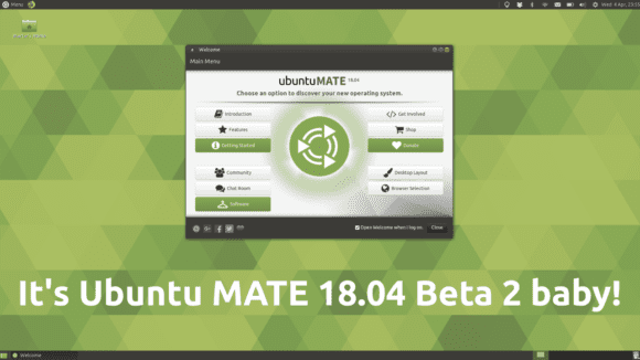 Ubuntu 18.04 LTS Bionic Beaver - Die MATE-Variante (Quelle: ubuntu-mate.org)