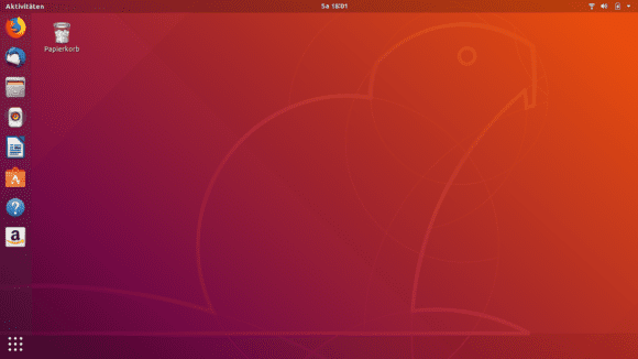 Ubuntu 18.04 LTS Desktop - eigentlich ganz hübsch