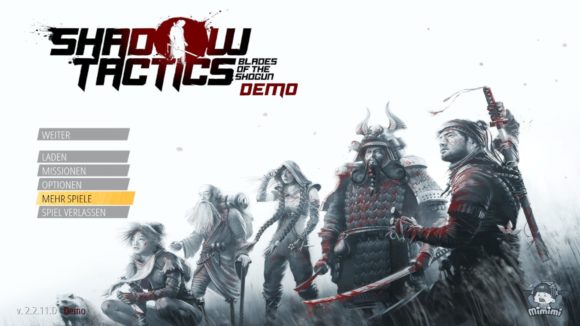 Shadow Tactics: Blades of the Shogun gibt es als Demo bei Steam