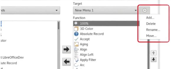In LibreOffice 6.1 lassen sich Menüs und Symbolleisten einfacher anpassen