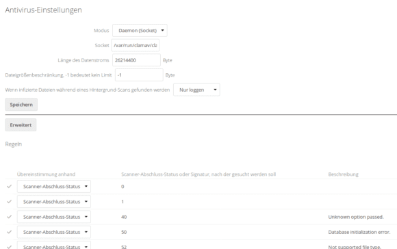 Security für Datei-Upload: Die Antiviren-Einstellungen unter Nextcloud 14