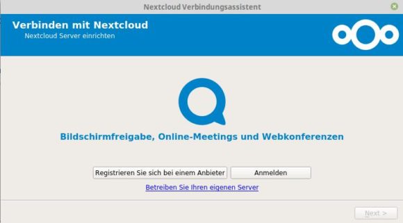 Nextcloud Desktop Client 2.5 wirkt etwas moderner