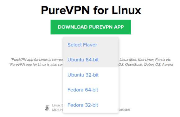 PureVPN für Linux